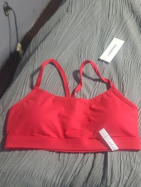 Women's Red Sports Bra - Light Support